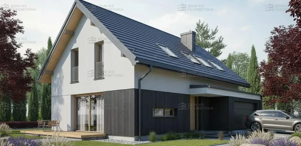 Проект Двухэтажный дом 17 на 12, 190 м2