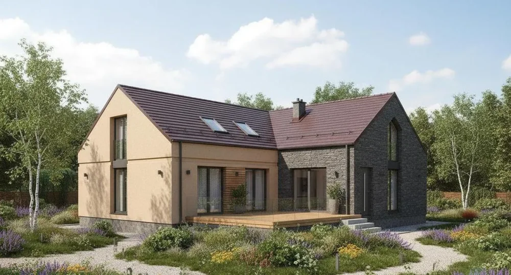 Проект Одноэтажный дом 14 на 17, 138 м2