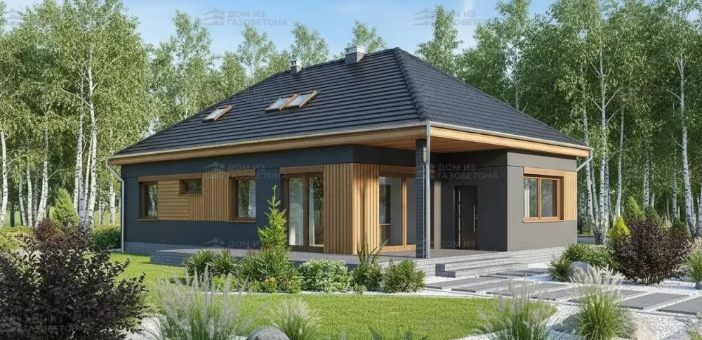 Проект Двухэтажный дом 17 на 13, 190 м2