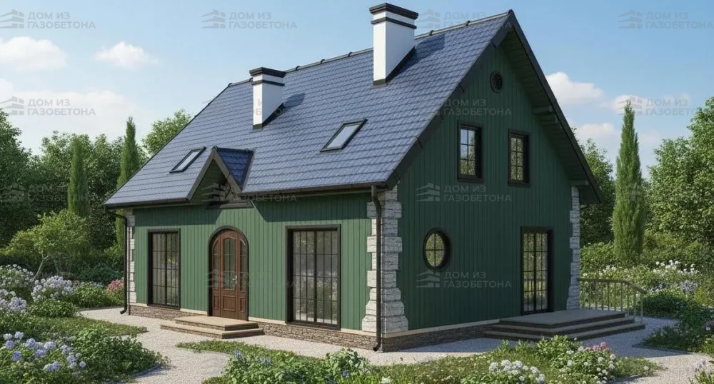 Проект Двухэтажный дом 12 на 9, 149 м2